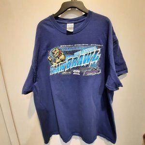 4TH Annual Thaw Brawl Dirtcar Racing Tshirt Blue Size XL